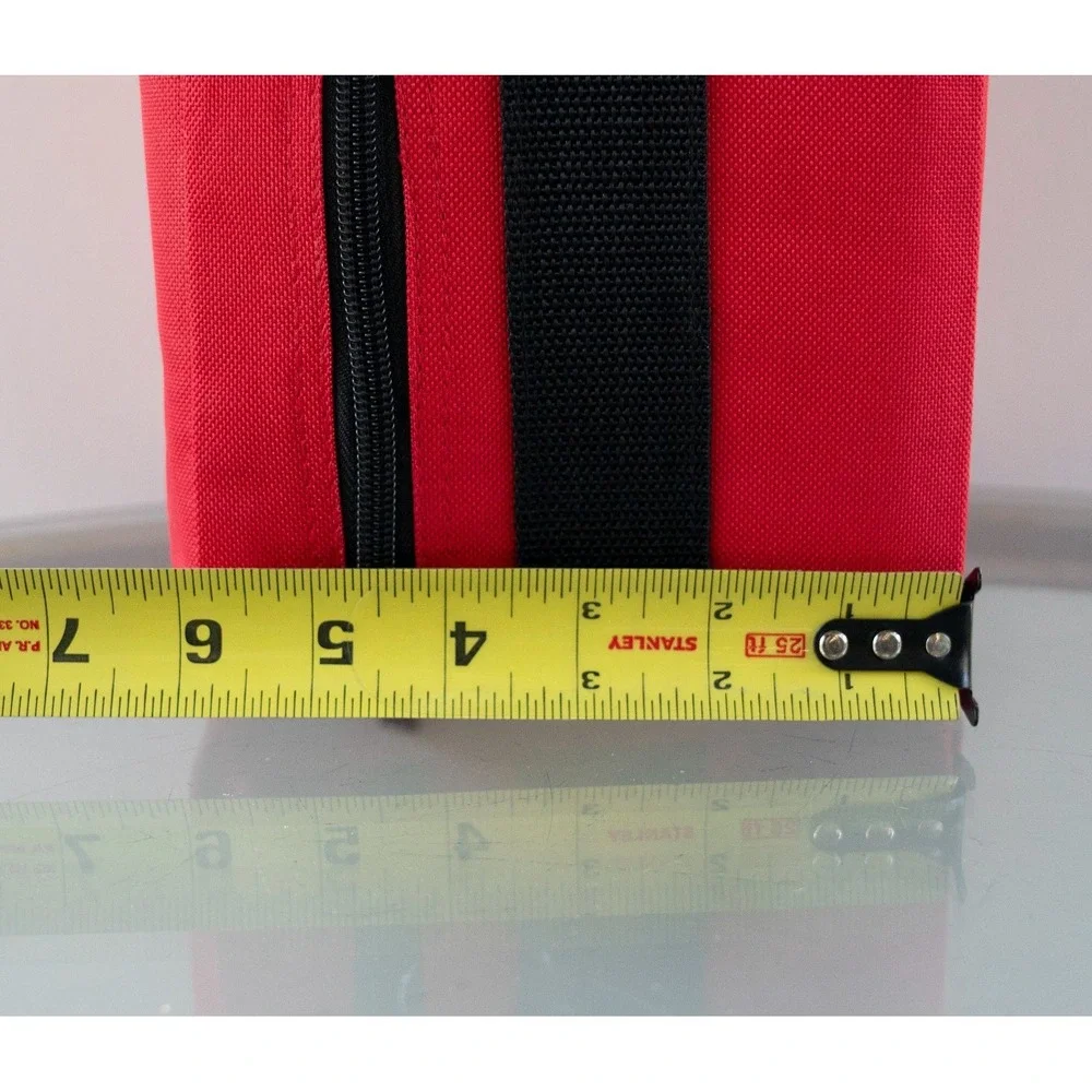 Beckman Canvas Offshore Storage Case Tote Red Fishing Crossbody Bag 14